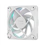 Ventilateur PC - FRACTAL DESIGN - Momentum 12 RGB - FDB - Anneau lumineux ARGB Gen 2 - Contrôle PWM -  Blanc