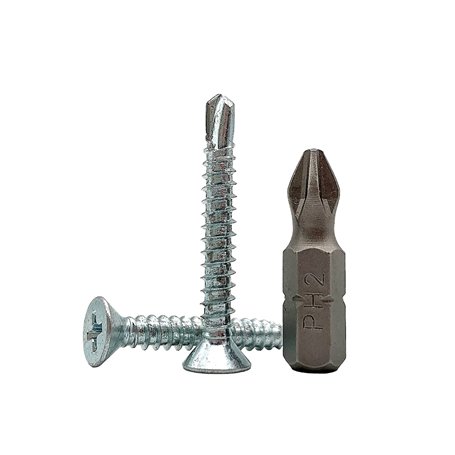 Lot de 300 vis autoperceuses DIN 7504 P en acier zingué 4