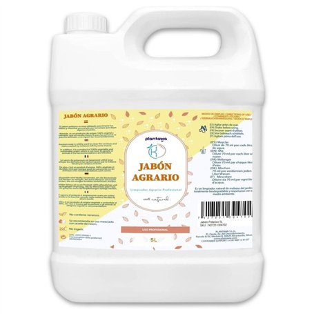 PLANTAWA Savon Potassique 5L | Grand Format Équivalent Savon Noir Liquide | Ingrédient Naturel à Diluer | Solution Polyvalente |