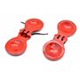 CASTANETS CASTAGLES ESPAGNONOLES ROUGE POUR ADULTS tout le bois fait à la main