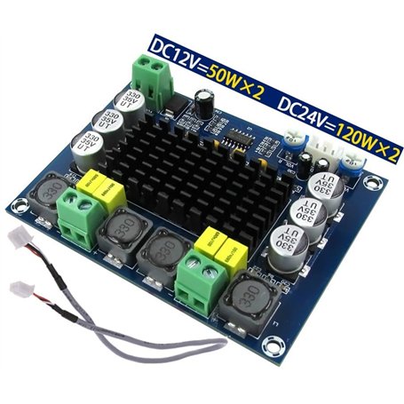 TECNOULAB 1 pièces TPA3116D2 2 * 120W Double Canal Haute Puissance stéréo amplificateur de Puissance Audio numérique