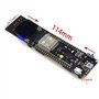 TECNOULAB 1 pièces WiFi Bluetooth Batterie ESP32 ESP-32 0.96 Pouces OLED Outil de développement WEMS TTGO