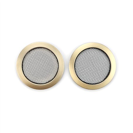 Saddgo Lot de 2 grilles de haut-parleur en maille pour guitare Dobro Resonator Guitares Cigar Box