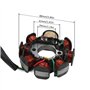 Générateur D'allumage de Stator Magnéto 8 Pôles 8 Bobines pour Scooters Chinois ATV Go Kart Cy