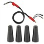 Kit D'embouts de Buse sans Gaz à Noyau de Flux 4 Pièces, Consommables de Torche de Soudage Compatibles avec | Forney | Pièce de
