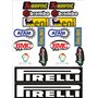 GamesMonkey Lot de 18 autocollants de sponsors techniques pour moto SBK