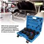 Depisuta Ensemble de Testeur de Fuite de Système Turbo 9 Pièces, Kit de Testeur de Fuite Turbo Boost avec Manomètre, Kit de Test