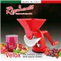 Rigamonti Velox Passatutto, Corps en polypropylène / Rouleau et poignée en nylon / Maille en acier inoxydable 18 / C, Rouge, 22,