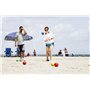 l&j Jeu de pétanque de plage - Boules de jardin avec étui de transport - Ensemble de 8 boules colorées complètes, amusement d'ét