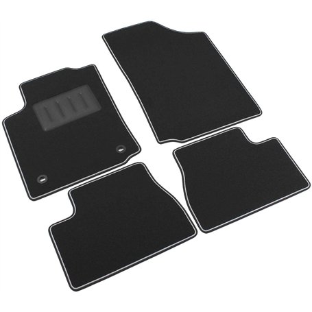 Il Tappeto Auto SPRINT00602 Tapis de Voiture antidérapants en Moquette Noire