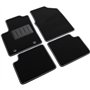 ilTappetoAuto by Fabbri 3 - SPRINT01300 Tapis de voiture en moquette noire antidérapante sur mesure compatible avec Ford Ka II 2