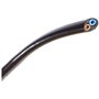 Electraline 10921 Couronne de Cable H03 VVH2-F 2X0,75 10M Noir