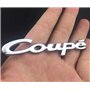 Emblème autocollant pour voiture Coupe XCBW Argenté