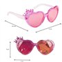 CARTOON Lunettes de soleil enfant Princesses Disney Protection UV Lunettes en forme de coeur, rose