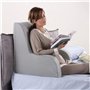 Coussin de Lecture, orthopédique ou Fauteuil sanitaire, avec Tissu déhoussable et Lavable. Fauteuil de lit pour Personnes âgées 