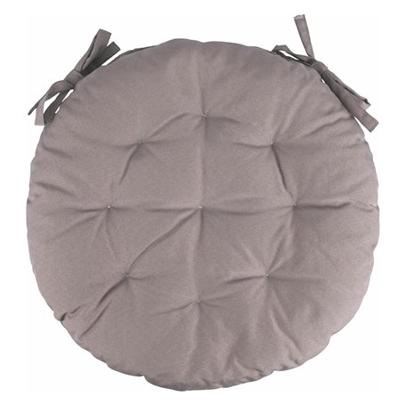 Este 5914902 Coussins de Chaise d'extérieur Hydrofuge Rond Tourterelle en Coton et Polyester