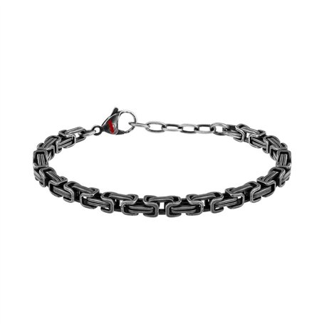 Bracelet Homme Sector SAFT76 Argent Noir