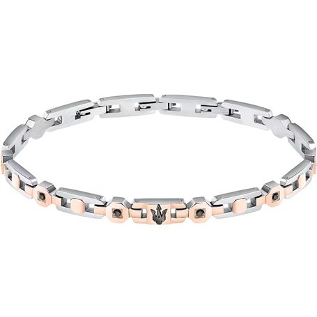 Bracelet Homme Maserati ICONIC Acier inoxydable Argenté
