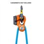 CLIMBING TECHNOLOGY Cric-Anthracite/Orange Accessoire d'assurance Mixte, Multicolore, Taille Unique