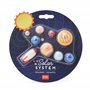 Legami Solar System Lot de 9 Gommes