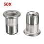Alamor 50Pcs M6 Filetage Ecrou Rivet Rivnut Insert Serti 304 INOX