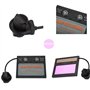Casque de soudage de panneau solaire remplacer la lentille, lunettes d'assombrissement automatique bouclier masque soudeur bouch