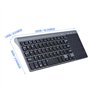 Clavier sans Fil 2.4Ghz, Mini Clavier de Poche avec pavé Tactile Sensible 1200 DPI, Clavier sans Fil, Mince pour PC/Ordinateur P