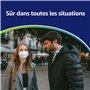 ADESTE – 50 Masques FFP2 Blancs Certifiés CE, approvisionnement contrôlé, élastiques confortables, hypoallergéniques et réglable