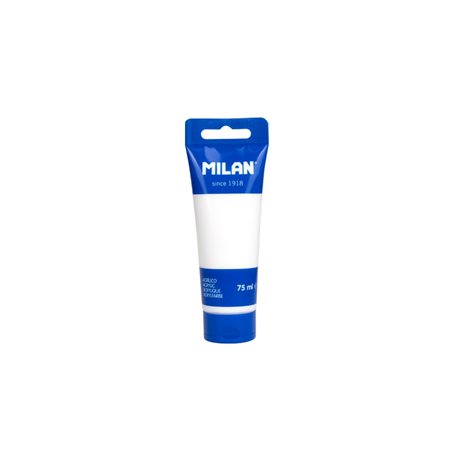 MILAN® Tube 75 ml peinture acrylique blanche