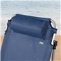 Chaise de Plage Aktive Bleu foncé 51 x 45 x 76 cm Plage