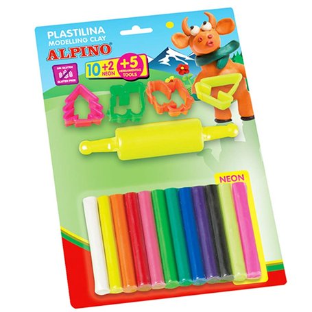 Alpin dp000052 – Blister avec 12 rollitos de pâte à modeler
