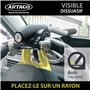 Artago 869 Antivol Voiture Haut de Gamme, Canne Antivol Voiture Plus Sûr Autour du Rayon, Bloque Volant Verrouillage Plus Pratiq