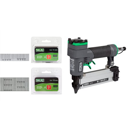 SALKI | Pack Agrafeuse Pneumatique CSK P06 + Blister SALKI Pin 0