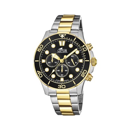 LOTUS Homme Analogique Quartz Montre avec Bracelet en Acier Inoxydable 18757/2