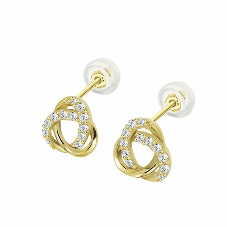 Boucles d´oreilles Femme Lotus HIN00364 Doré