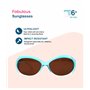 Kiddus Lunettes de soleil Polarisées pour fille, garçon, enfant, ados. A partir de 6 ans. UV400 Protection 100% UVA et UVB. Viol