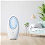 Jocca - Ventilateur Sans Pales avec Télécommande | Ventilateur Puissant et Silencieux | Lumière Nuit LED | 3 Vitesses | Commande