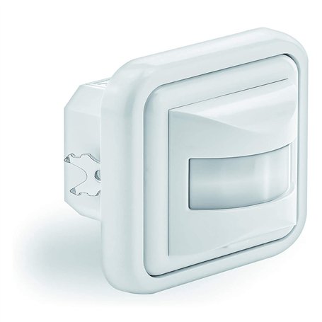 PS-TECH Détecteur de Mouvement pour boîte de mécanismes encastré Mur Connexion à 2 et 3 Fils