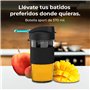Cecotec Blender Portable Individuel Smoothies Power Titanium 900 ProGo, Puissance Max de 900W, Comprend 2 Tasses Portables de 57