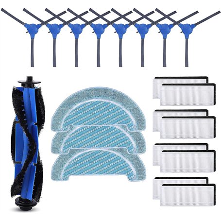 Recamania - Kit d'accessoires de rechange pour aspirateur robot Cecotec Conga 1090 1790 – 1 brosse principale