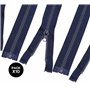 DOJA Barcelona | Fermeture Eclair 60 cm Bleu Marine | Pack 10 Fermeture Eclair Séparable #5 | Curseur Automatique | Dent en Plas