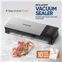 PORTENTUM Machine sous vide alimentaire avec 10 sachets offerts – Appareil de mise sous vide domestique – Soudeuse alimentaire à