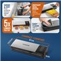 PORTENTUM Machine sous vide alimentaire avec 10 sachets offerts – Appareil de mise sous vide domestique – Soudeuse alimentaire à