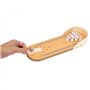 VBESTLIFE Bowling Toy Set, Table Mini Bowling Game Set Décoration de Bureau en Bois Jouets pour Enfants