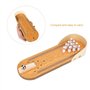 VBESTLIFE Bowling Toy Set, Table Mini Bowling Game Set Décoration de Bureau en Bois Jouets pour Enfants
