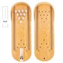 VBESTLIFE Bowling Toy Set, Table Mini Bowling Game Set Décoration de Bureau en Bois Jouets pour Enfants