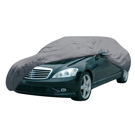 Dunlop Bache Voiture XL - Housse Voiture Universale 534 x 178 x 120 cm - Couverture Imperméable avec Cordon Élastique et Anneaux