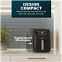 Princess Slim Airfryer 5,5 L - 1500 W - silencieux (55 db) - Slim - Sans huile - 8 programmes de cuisson - Thermostat réglables 
