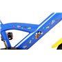 albri Bici Bambino Di Da Pollici Vélo Enfant Mickey de 12" avec stabilisateurs latéraux et Gourde Bébé – garçon, Rouge et Bleu,
