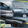 Dunlop Coupe-ceinture de voiture - Marteau d'urgence - Marteau d'urgence avec verre de test pour s'entraîner à la destruction -